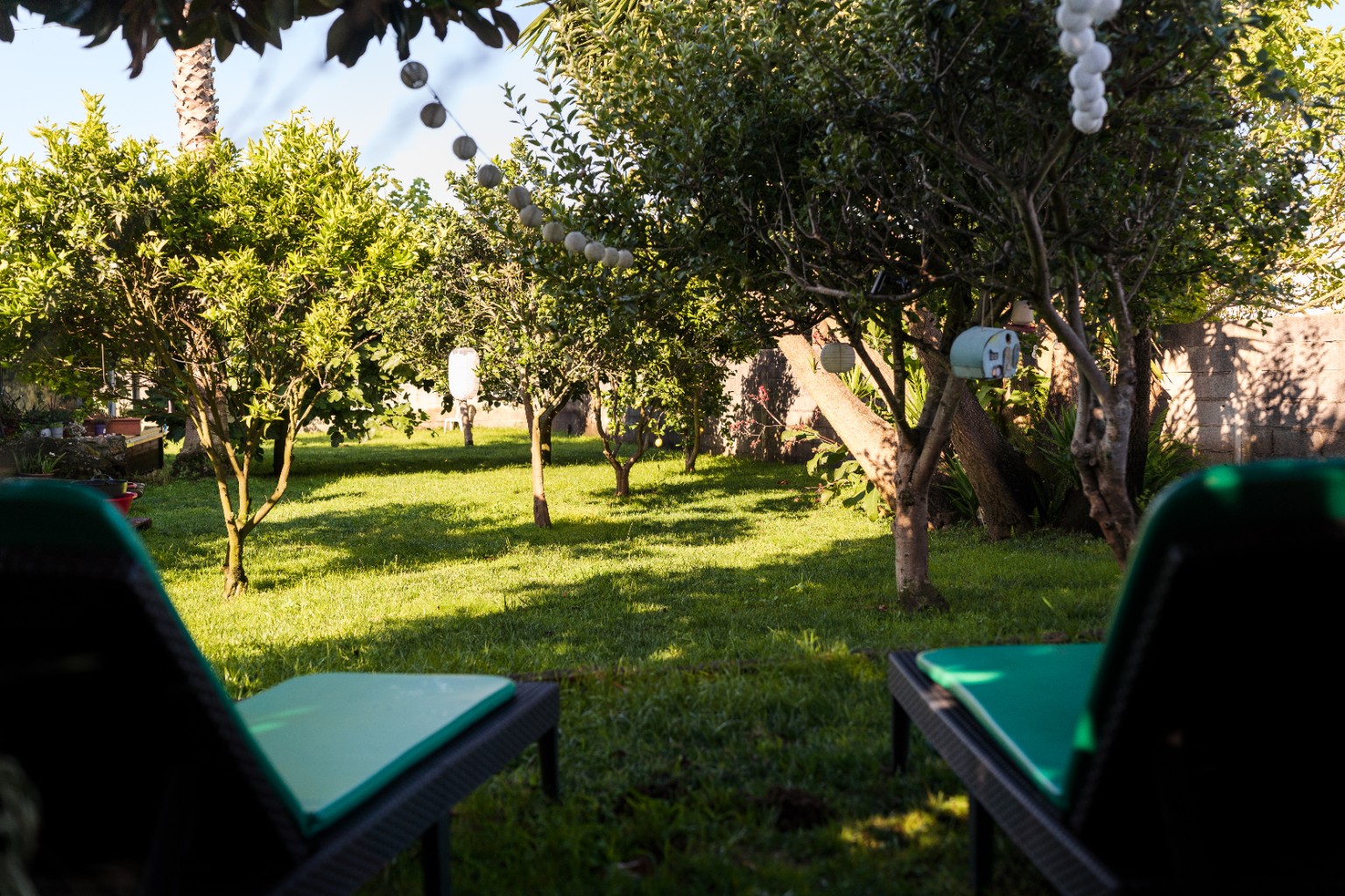 840 square metre mature garden at hospitality property in Portugal